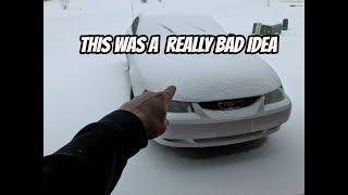 This was a bad idea *SNOWMAGEDDON 2018*