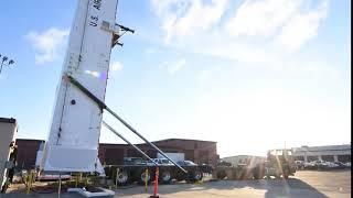 Rise & Shine: Team Minot Airmen test ICBM rocket loading system (2019) 