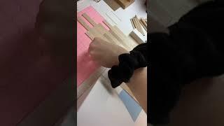 #Dollhouse flooring! It’s coming along. #dollhousedecor #dollhouses