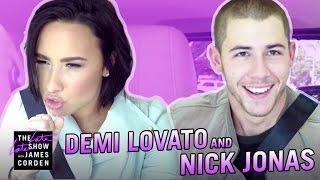 Demi Lovato & Nick Jonas Carpool Karaoke