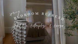 2023 NEUTRAL BEDROOM REFRESH ||ANTHROPOLOGIE, WEST ELM, & MORE (MINIMALIST + COZY AESTHETIC )