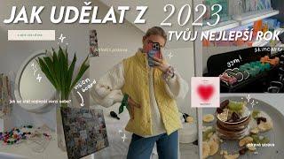 JAK UDĚLAT Z 2023 TVŮJ NEJELPŠÍ ROK | journaling, manifestace, vision board, vysněná postava