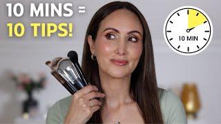 SHARING MY 10 MOST IMPORTANT MAKEUP TIPS...in Just 10 Minutes!