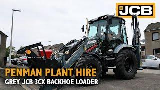 Grey JCB 3CX Backhoe Loader | Penman Plant Hire