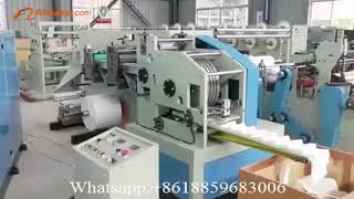 Alibaba video automatic tissue paper converting machinery manufacturer