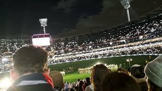 Afl Round 7 Anzac Eve - New Zealand and Australia national anthem - Richmond v Melbourne 2024