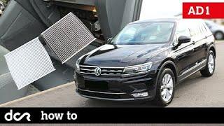 How to replace Cabin Air Filter - VW Tiguan II - 2017-2023