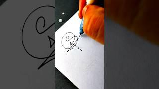 Do this for S signature Sneha #signature #calligraphy #calligraphyart #shorts #cursive