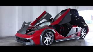 DDR Motorsport Miami GT Torch Red CONCAVO CW-S8 Wheels Commercial