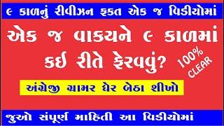 Revision of Tenses in English Grammar in Gujarati | SHIVSAGAR GUIDE