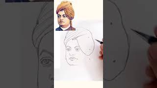 Swami Vivekananda drawing #drawing #art