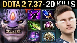 Lion Gameplay Miracle with 20 Kills and Octarine - Dota 7.37