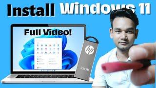 How to Install Windows 11 by USB Pendrive | Full Video Step by Step