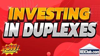 Duplex Investment - Pros and Cons to Duplex Investments