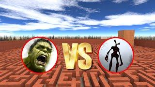 HULK vs Siren Head epic Battle in Garry’s Mod!!