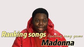 Ranking random Madonna songs | AJ Adisa