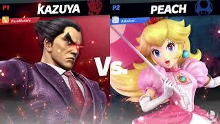 Parz (Kazuya) Vs. MuteAce (Peach) | SSBU