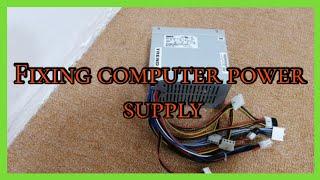 HOW TO REPAIR A POWER SUPPLY OF PC || DTech TV