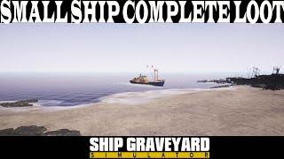 Ship Graveyard Simulator: Prologue | Small Ship Complete Loot And Demolish | PC Gameplay Walkthrough