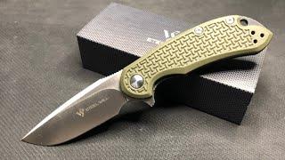 Steel Will CutJack Mini in FRN OD Green / D2 / unboxing / quick review / comparison / C22M-1OD