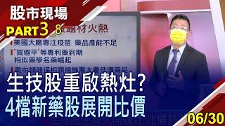 【藥華藥搶下新藥股王指日可待?美國三藥漲勢剽悍是"漲"真的?4檔有"基"新藥股可望獲政策紅利加持?】20220630(第3/8段)股市現場*鄭明娟(黃靖哲)