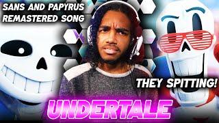 What Is UNDERTALE? - Sans and Papyrus song (To the Bone) Remastered Reaction | An Undertale Rap