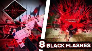 How To Get Black Flash and 8 Black Flashes (Guide & Showcase) | Sorcery