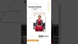 DIT Academy's UI/UX Designing Course Review by Shivani