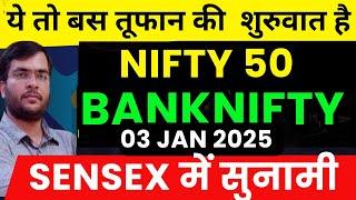 BANKNIFTY PREDCTION NIFTY ANALYISIS FOR TOMORROW 03 jan | TOMORROW MARKET Prediction | SENSEX EXPIRY