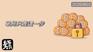 比特幣，趨勢破局只差一步！一線之差決定大盤方向！#BTC #比特幣 #ETH #以太幣