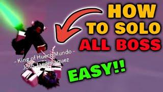 SOLO BOSS RAID | Type Soul Best Build For Boss Raid Solo Cheese EASY COMBO #typesoul