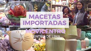 GALERIA LLENA DE MACETAS Y DECORACIÓN PARA EL HOGAR EN EL CENTRO DE LIMA - Movicentro #macetas