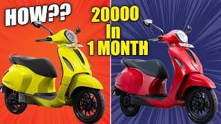 How Bajaj Got Over 20,000 Chetak Electric Scooters Booked in July ! Electric Scooter