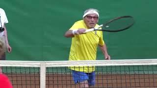 Ukraine tennis player, 97, stays in war zone