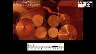 Giuliano Ferrari, Eight and Sixteenth note Fills, drum lesson