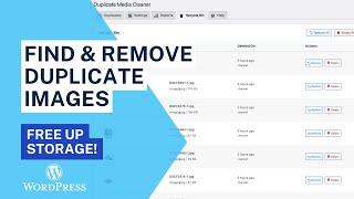 How to Find & Remove Duplicate Images in WordPress Media Library | Save Storage Space