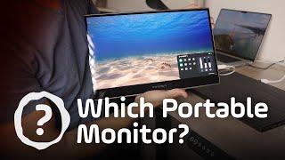 The BEST Portable Monitor  4 Displays Compared - OLED vs IPS