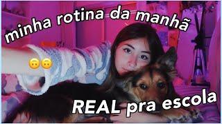 minha rotina da manhã REAL pra escola em portugal!