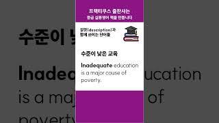education과 함께 쓰이는 단어들 #콜로케이션 #프랙티쿠스 #중급영어 #collocation