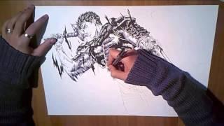 Speed drawing Guts - Berserk l - SPECIAL - 300 Subscribers.