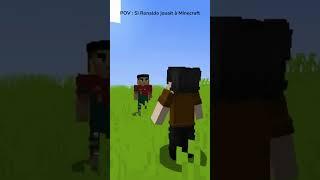 Si Cristiano Ronaldo jouait à Minecraft...   #minecraft #saysay #ronaldo