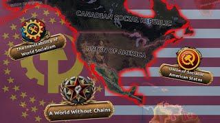 What if the Socialist Revolution started in America? - Hearts of Iron 4  Kaiserredux/Kaiserreich