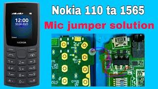 Nokia ta 1565 mic not working / Nokia 110 2023 mic jumper solution / Nokia ta 1565 mic jumper ways