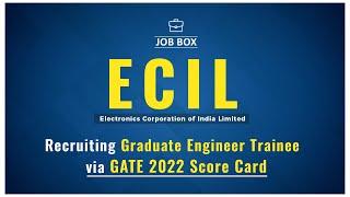 Electronics Corporation of India Ltd. | Recruitment of Graduate Engineer Trainee | MADE EASY JOB BOX