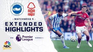 Brighton v. Nottingham Forest | PREMIER LEAGUE HIGHLIGHTS | 9/22/2024 | NBC Sports