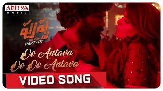 Oo Antava..Oo Oo Antava Video Song | Pushpa | Allu Arjun, Rashmika | DSP | Samantha | Telugu Songs