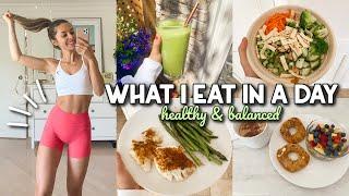 WHAT I EAT IN A DAY | Healthy & Balanced Diet