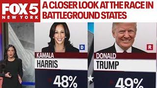 Election Day 2024: A closer look at the race in battleground states