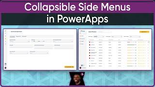 How to create a Modern COLLAPSIBLE Side Menu in PowerApps