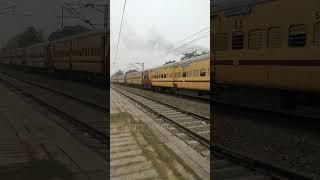 Tanakpur to Pilibhit| ICF rake with Electric loco| NER Izzatnagar zone #train #tanakpur